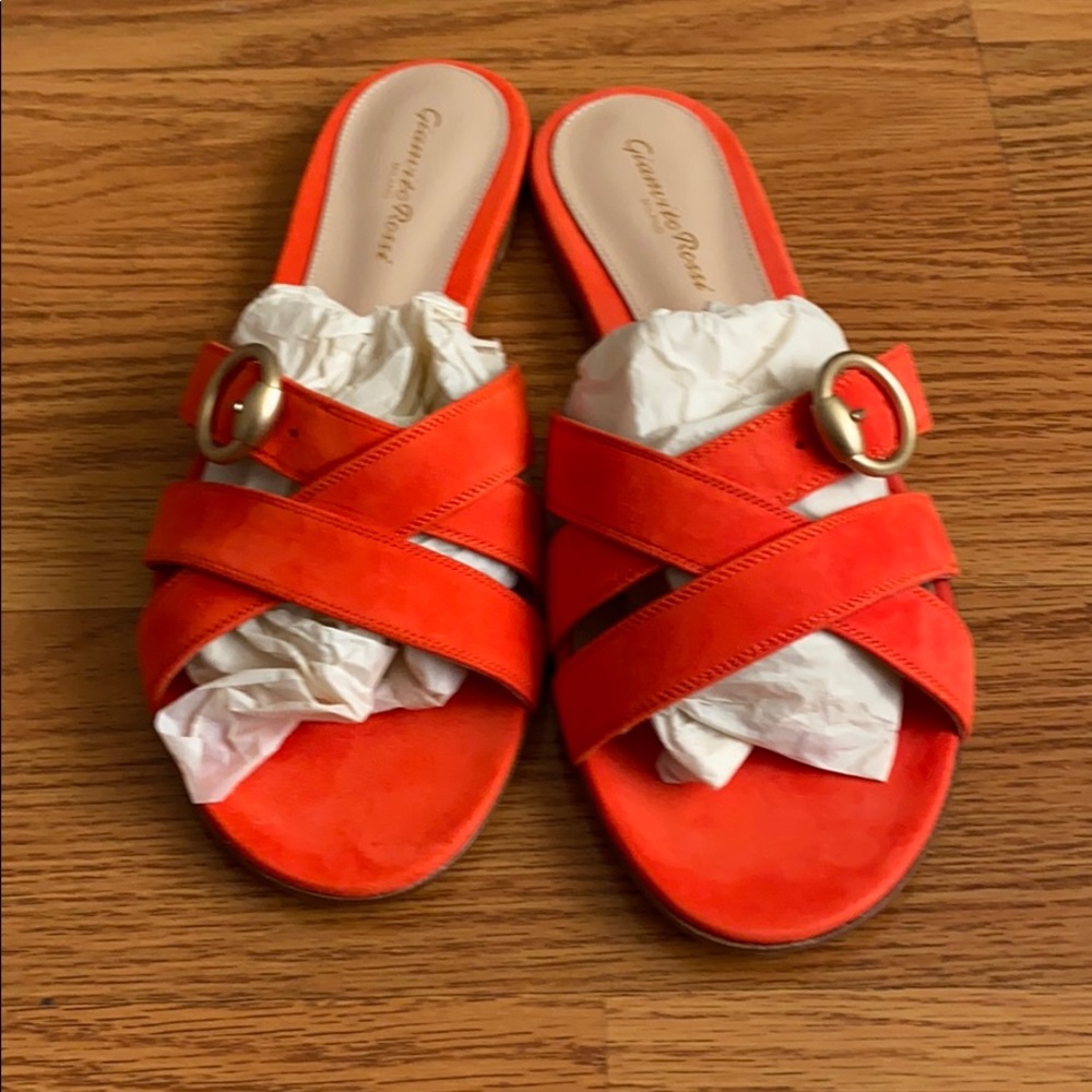 Women’s Gianvito Rossi suede slides